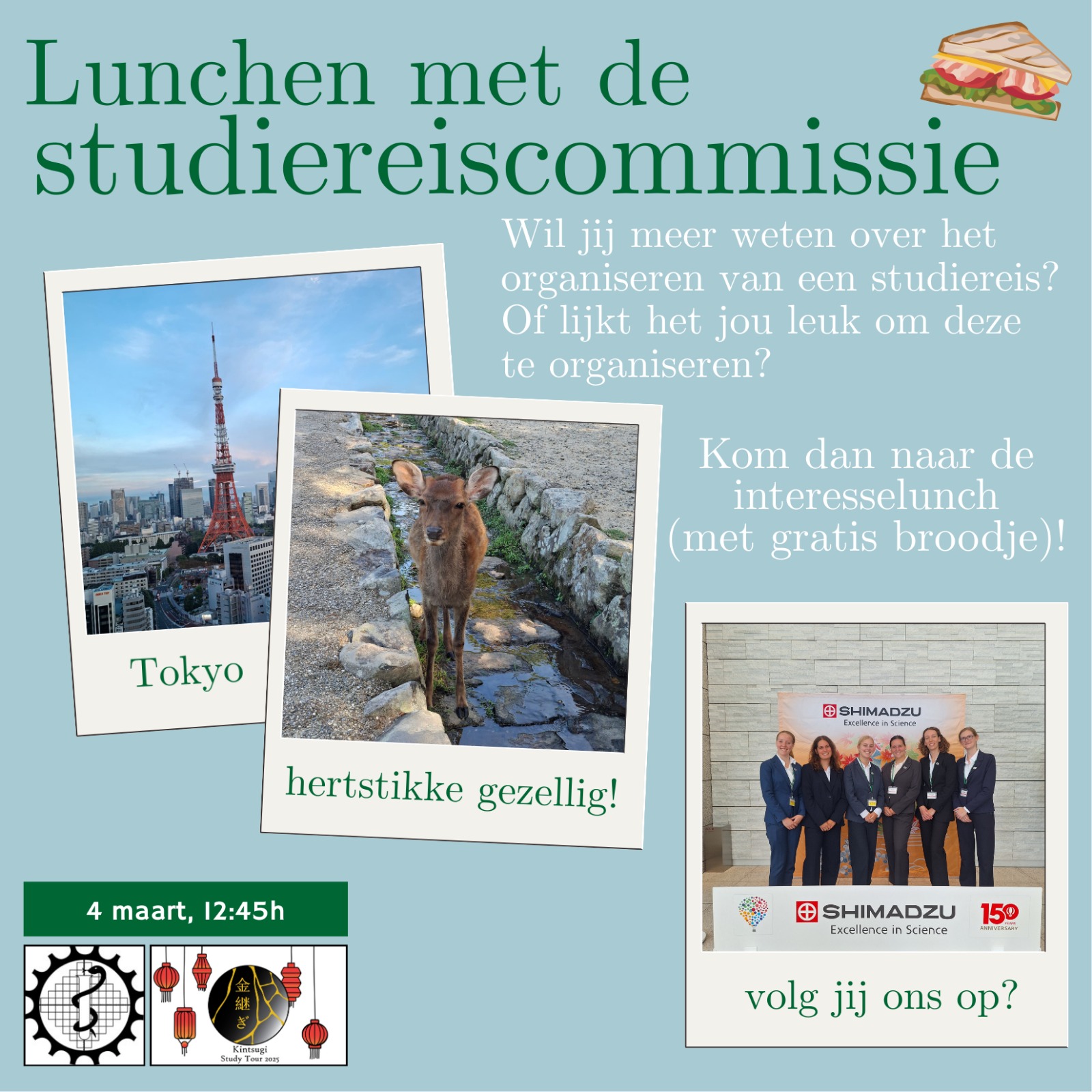 Studiereis Commissie Interesse lunch