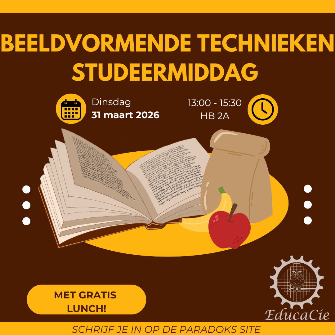 Studeermiddag Beeldvormende Technieken