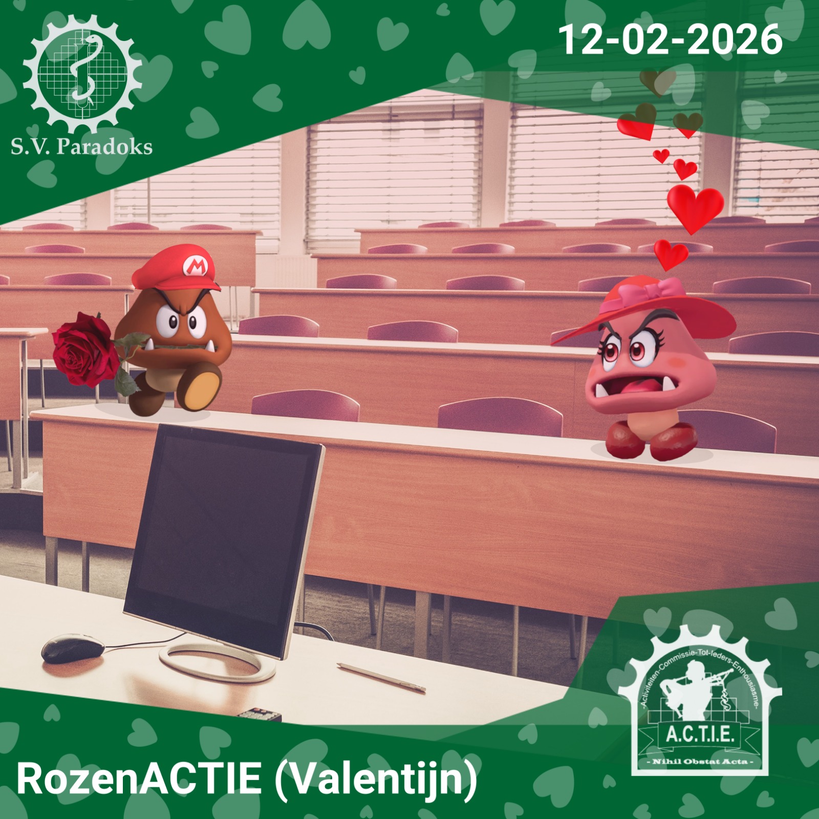 Valentijn rozenACTIE