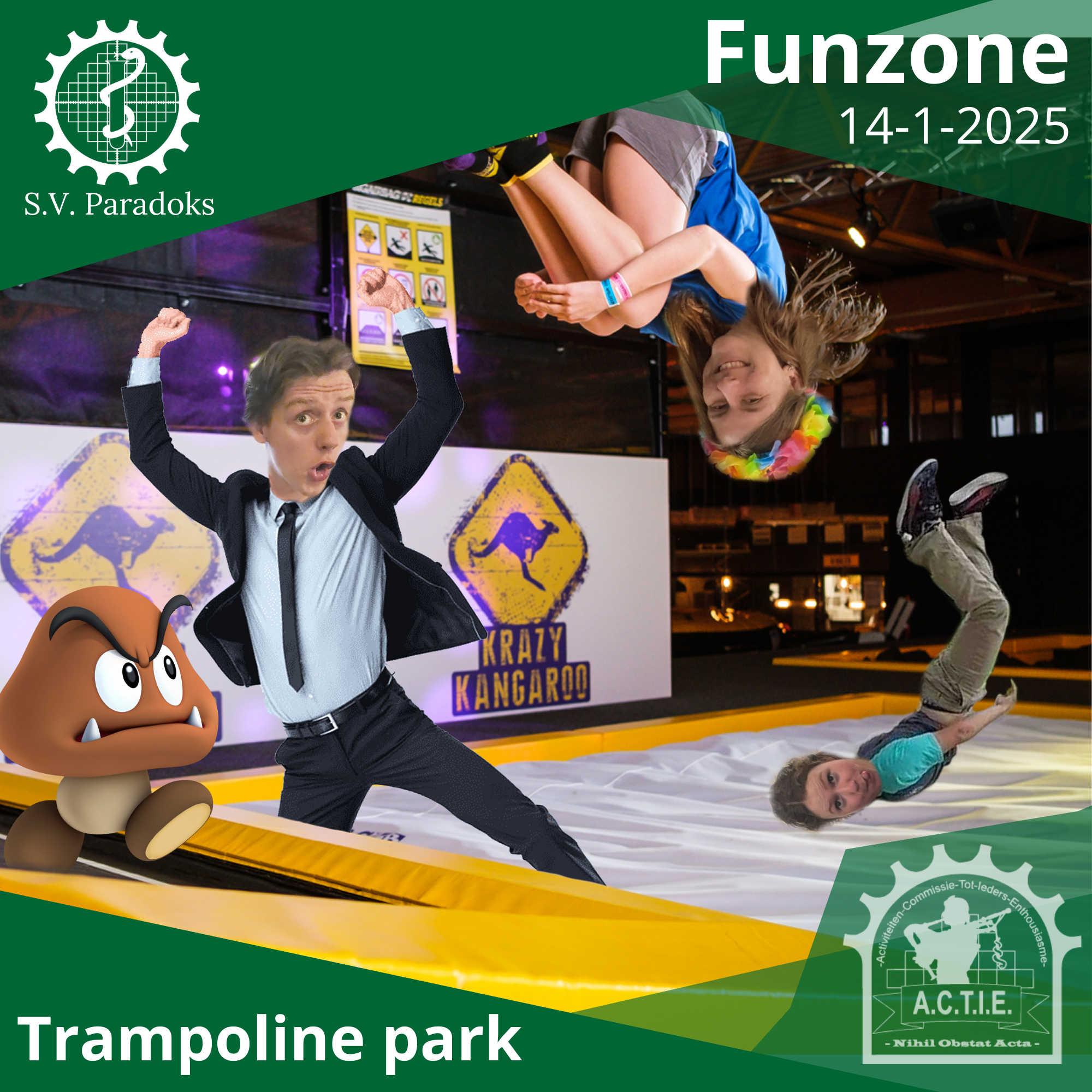 GEANNULLEERD: Trampolinepark