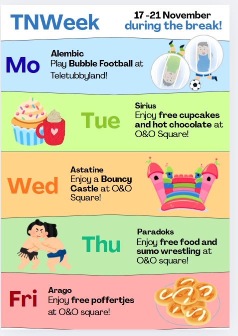 TNWeek (gratis activiteiten in de pauze)