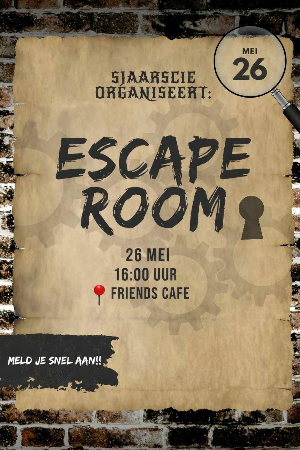 Escaperoom eerstejaars
